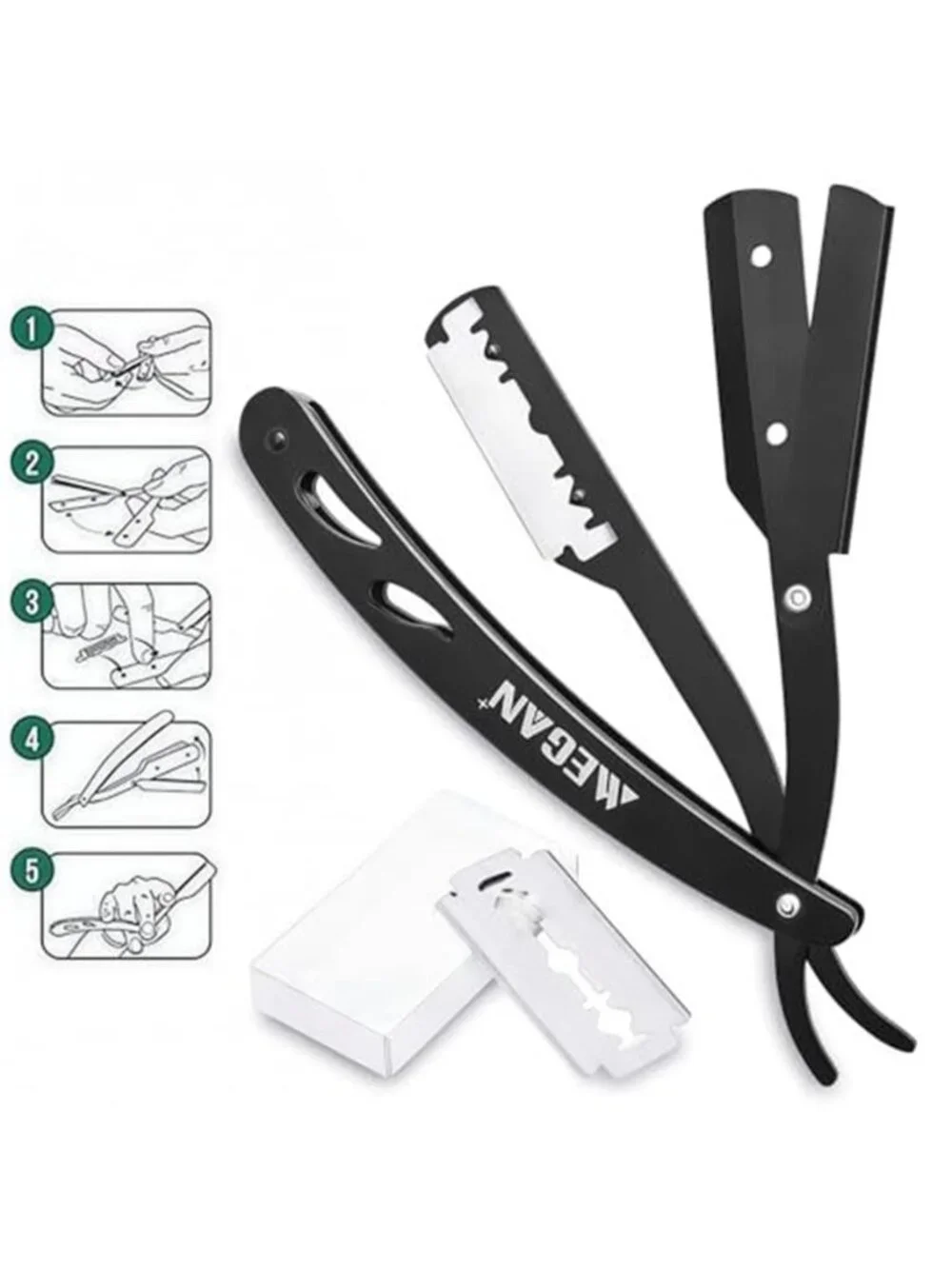Beard shaping tool,5 piece set beard shaper for man